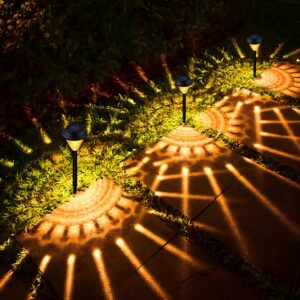 Solar lawn light Outside,LED Solar Outdoor Lights, Waterproof Solar Garden Lights Maintain 10 Hours of Lighting for Christmas, Garden, Landscape, Path, Yard, Patio