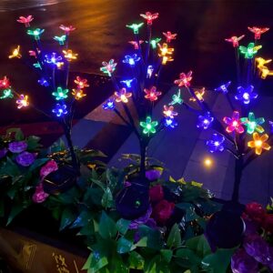 Solar 20-head cherry blossom light outdoor, Solar Garden Lights, Outdoor Decorations, best for Patio Decor, Unique Gifts for Women, Giftss for Mum