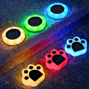 Solar bear paw buried lamp Outside,LED Solar Outdoor Lights, Waterproof Solar Garden Lights Maintain 10 Hours of Lighting for Christmas, Garden, Landscape, Path, Yard, Patio